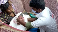 தாயும் சேயும் தற்போது நலமாக இருக்கிறார்கள்.