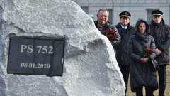 Памятник жертвам рейса PS752 в аэропорту "Борисполь"
