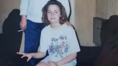 Katriona O'Sullivan cuando tenía 13 años.