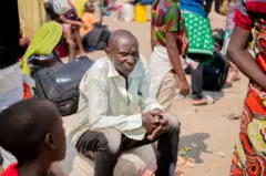 Umugabo tajumarariwe aho ategereye imodoja ija ruguru kuri Cotebu mu Ngagara mu gisagara ca Bujumbura, ku wa 28 Mukakaro 2025