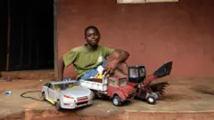 Boy automobile engineer