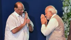 शरद पवार, नरेंद्र मोदी