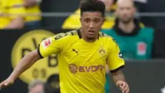 Kiungo wa klabu ya Borussia Dortmund ya Ujerumani Jadon Sancho