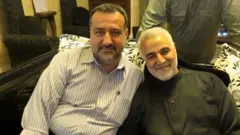 عکسی از قاسم سلیمانی به همراه رضی موسوی