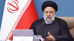 Ebrahim Raisi speaks during a government meeting in Tehran on 28 September 2022