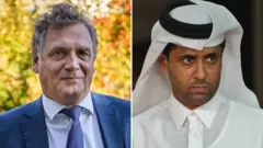 Jerome Valcke (left) and Nasser Al-Khelaifi