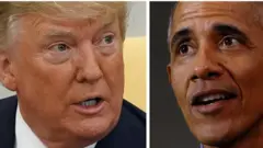 Trump da Obama