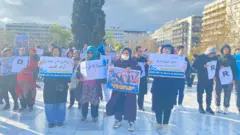 تجمع در آتن یونان