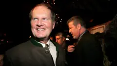 Johannes von Trapp en el 40 aniversario de "La novicia rebelde"en Nueva York, en 2005.