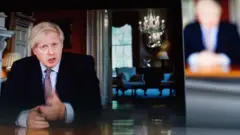 Boris Johnson planının ana hatlarını Pazar akşamı televizyondan duyurdu
