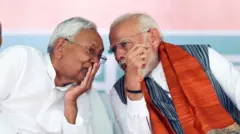 नीतीश कुमार और पीएम मोदी