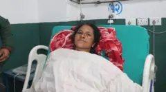 दुर्घटनामा घाइते एक महिला अस्पतालमा 