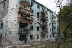последствия российской атаки в Запорожье