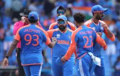 Team India - Rohit Sharma, Jasprit, Kuldeep