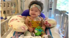 Alexandra en el hospital en Nueva York