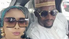 Lizzy Anjorin ati ọkọ rẹ