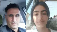 حمید حسین‌نژاد حیدرانلو و روناهی دخترش