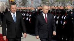 Президент Путин ва Президент Жапаров Бишкекда