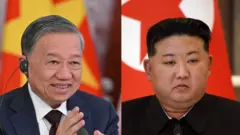 Ảnh minh họa ông Tô Lâm và ông Kim Jong-un