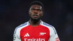 Thomas Partey in Arsenal kit