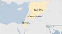 Golan tepeleri harita