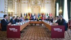 လန်ဒန် ထိပ်သီးဆွေးနွေးပွဲမှာ ယူကရိန်းကို ထောက်ခံကြောင်း ဥရောပ ခေါင်းဆောင်တွေပြသ