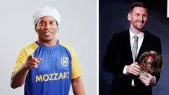 Ronaldinho ati Messi