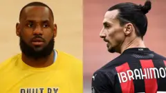 LeBron James and Zlatan Ibrahimovic