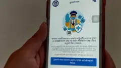 জরুরী প্রয়োজনে বাইরে বের হওয়ার অনুমতি দিতে তৈরি করা হয়েছে এই টুলটি।