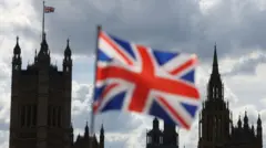 velika britanija, london, parlament, zastava velike britanije, britanska zastava