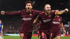 Messi na onye otu ya Iniesta