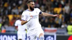 On di pitch Karim Benzema, 33, don score for Real Madrid and France in di past 10 days