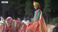 గుర్రంపై వధువు
