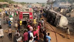 Petro Tanker Expolsion: ilé ọgbọ̀n jó ènìyàn mẹ́fà pàdánù ẹmí ni Kwara