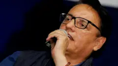 Ecuadorean presidential candidate Fernando Villavicencio speaks during a campaign rally in Quito, Ecuador August 9, 2023.
