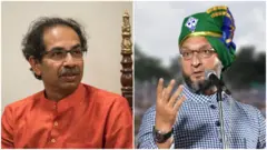 उद्धव ठाकरे आणि असदुद्दीन औवेसी