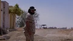 Soldado del gobierno de Libia apoyado por la ONU