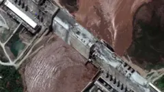 የኢትዮጵያ ህዳሴ ግድብ ሳተላይት ምስል