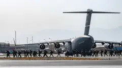 US soldiers at Kabul airport (file pic)
