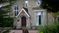 A general view of the Chinese Consulate General on October 19, 2022 in Manchester, England.