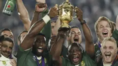 Perezida Cyril Ramaphosa yishimira intsinzi n'abakinnyi mu Buyapani