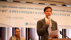유엔인권최고대표사무소가 28일 서울 프레스센터에서 보고서를 발표했다