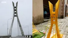 Spagetti art side by side with di bridge
