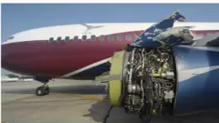 Aworan ọkọ ofurufu naa.