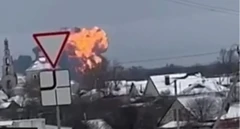 Aworan ibugbamu to waye lẹyin ti baalu ja lulẹ