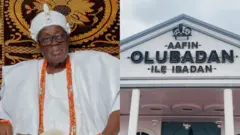 Aworan Ọba Ọlakulẹyin ati aafin olubadan tuntun 