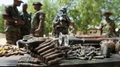 Foto mgbọ ndị agha Naịjirịa weghachịrị n'aka ndị omekome n'afọ 2013