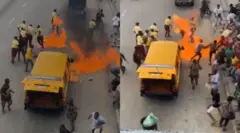 Aworan lati ninu fọnran to wa lori ayelujara