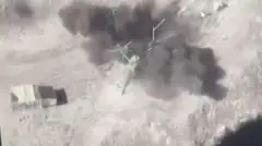 Дрон тарткан сүрөт