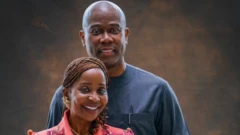 Herbert Wigwe and wife